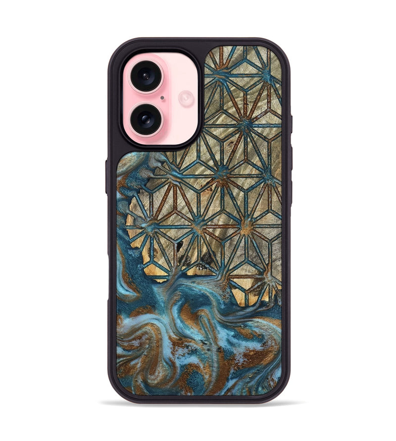 iPhone 16 Wood Phone Case - Karyme (Pattern, 801665)