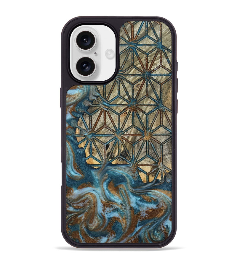 iPhone 16 Plus Wood Phone Case - Karyme (Pattern, 801665)