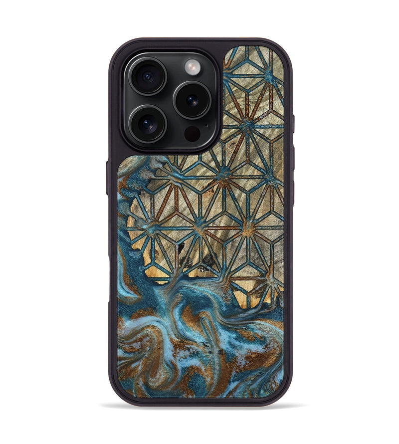 iPhone 16 Pro Wood Phone Case - Karyme (Pattern, 801665)