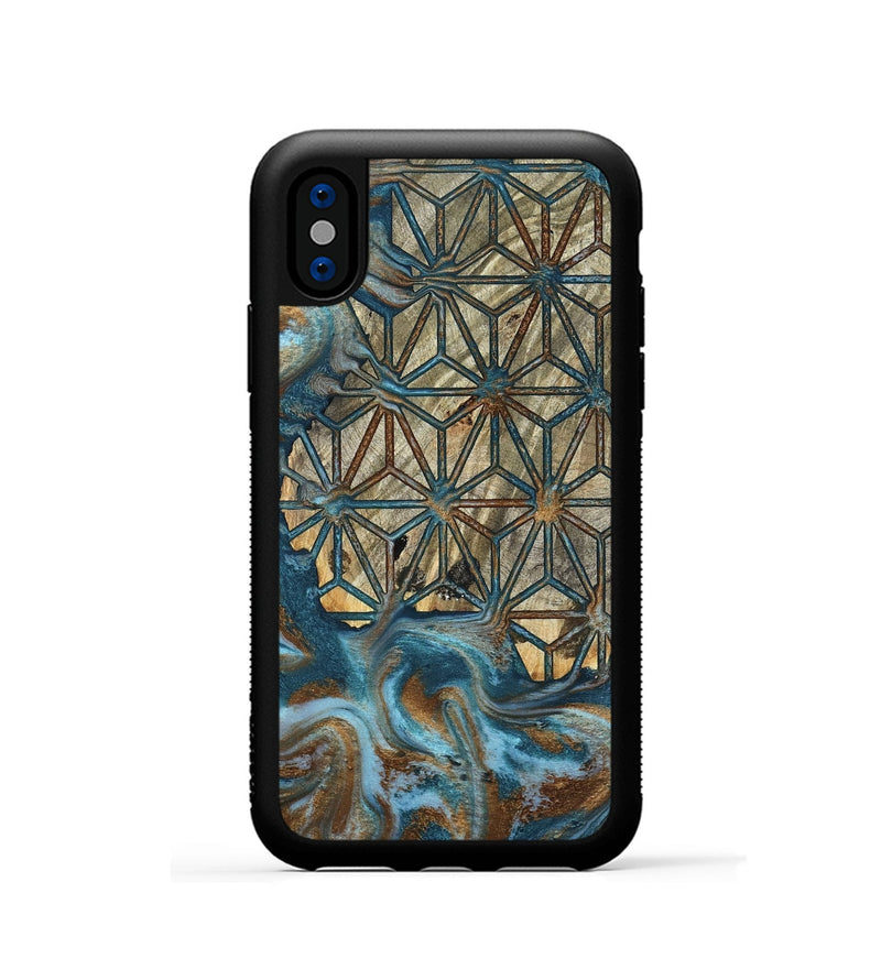 iPhone Xs Wood Phone Case - Karyme (Pattern, 801665)