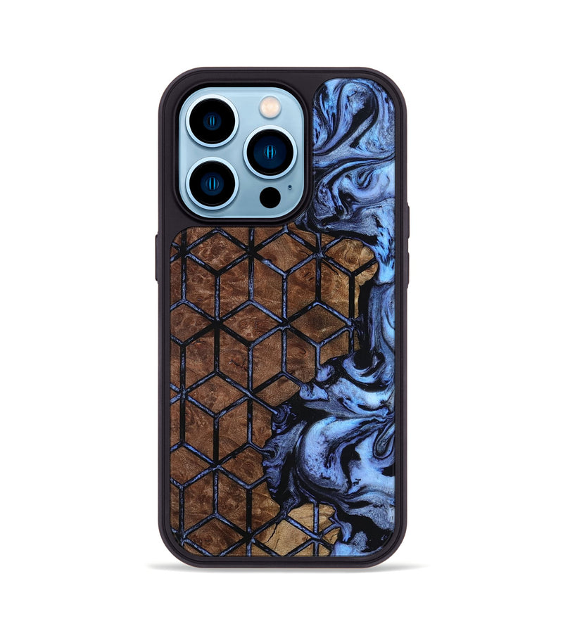iPhone 14 Pro Wood Phone Case - Shauna (Pattern, 801666)