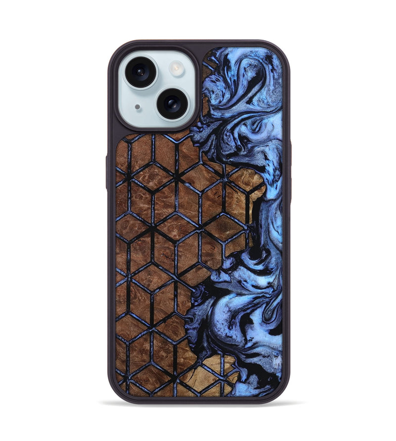 iPhone 15 Wood Phone Case - Shauna (Pattern, 801666)