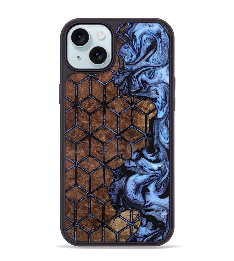 iPhone 15 Plus Wood Phone Case - Shauna (Pattern, 801666)