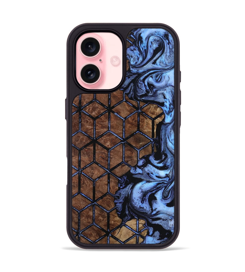 iPhone 16 Wood Phone Case - Shauna (Pattern, 801666)