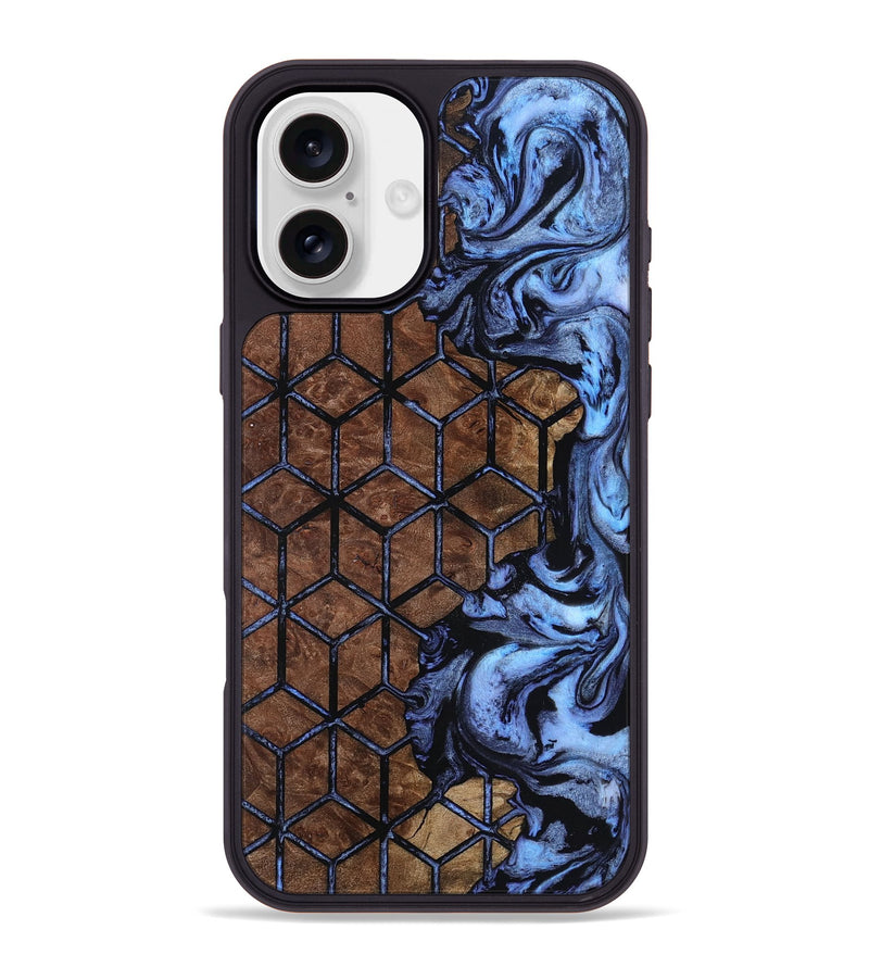 iPhone 16 Plus Wood Phone Case - Shauna (Pattern, 801666)