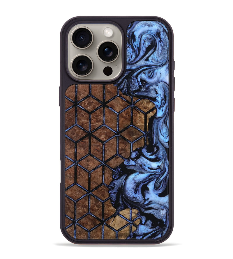 iPhone 16 Pro Max Wood Phone Case - Shauna (Pattern, 801666)