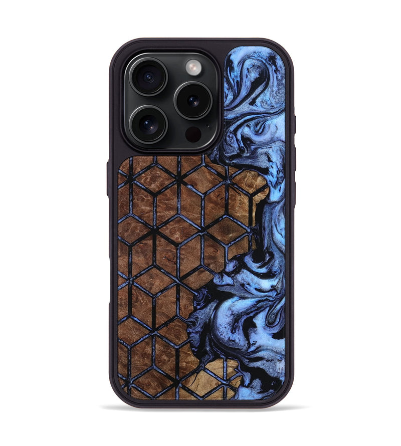iPhone 16 Pro Wood Phone Case - Shauna (Pattern, 801666)