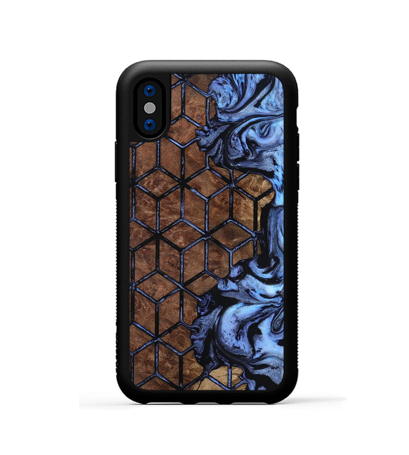 iPhone Xs Wood Phone Case - Shauna (Pattern, 801666)