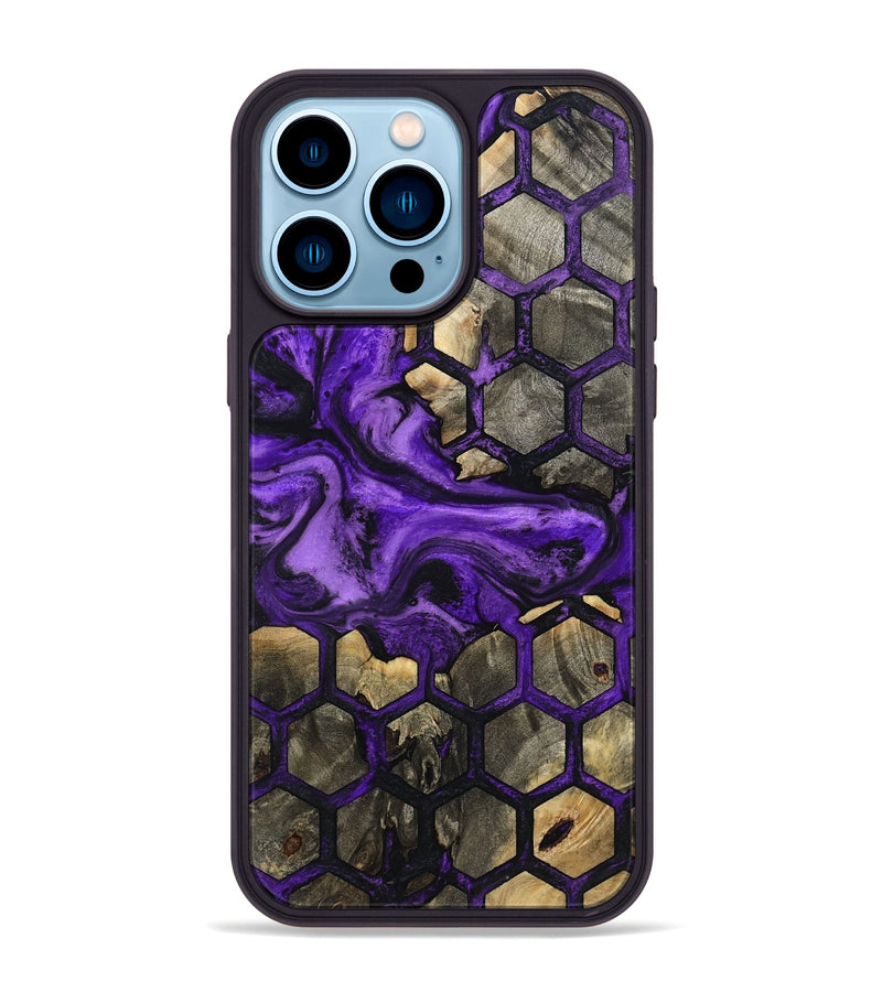iPhone 14 Pro Max Wood Phone Case - Carla (Pattern, 801667)