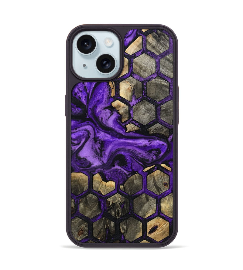 iPhone 15 Wood Phone Case - Carla (Pattern, 801667)