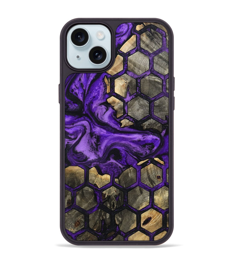 iPhone 15 Plus Wood Phone Case - Carla (Pattern, 801667)