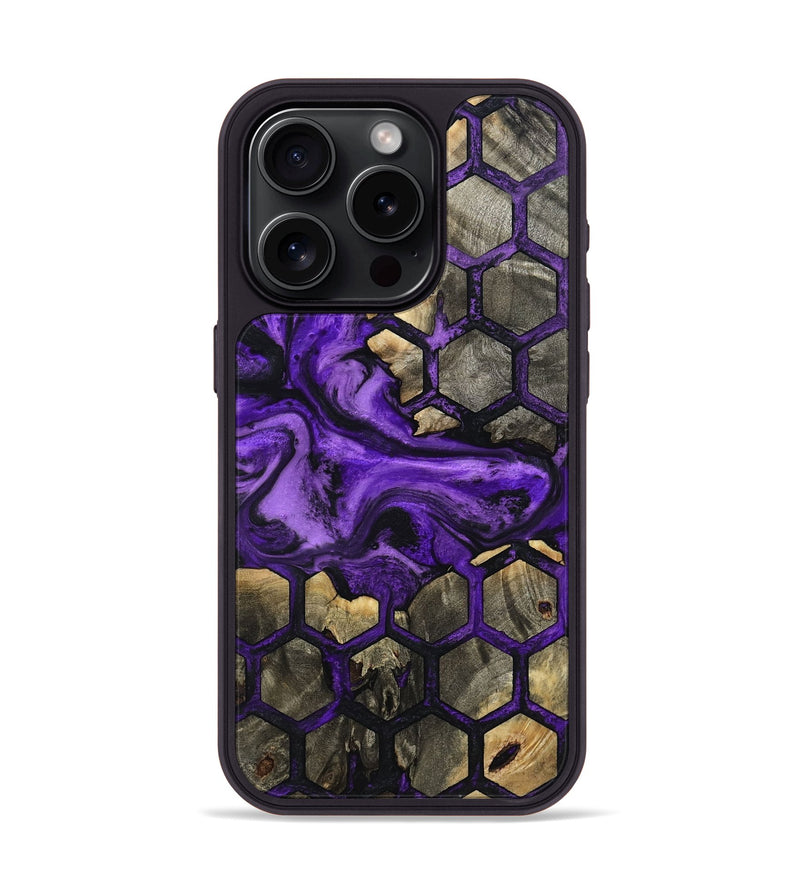 iPhone 15 Pro Wood Phone Case - Carla (Pattern, 801667)