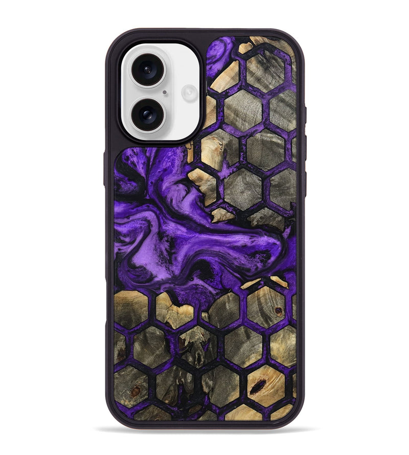 iPhone 16 Plus Wood Phone Case - Carla (Pattern, 801667)