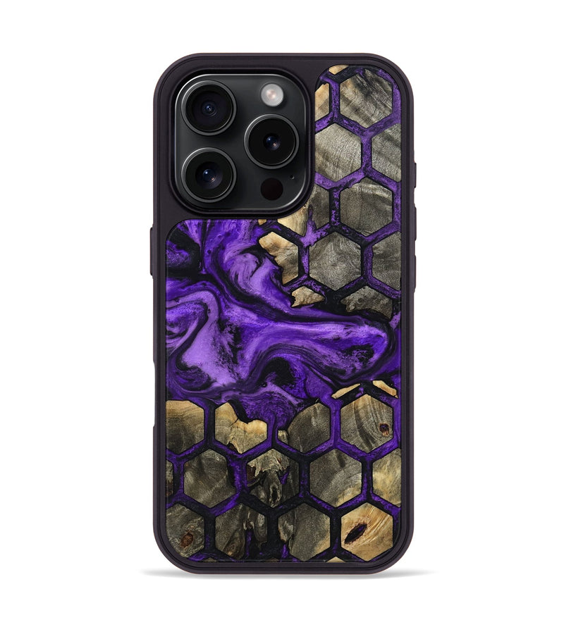 iPhone 16 Pro Wood Phone Case - Carla (Pattern, 801667)