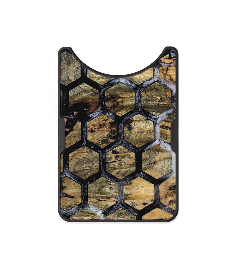 Alloy Wood Wallet - Syble (Pattern, 801669)