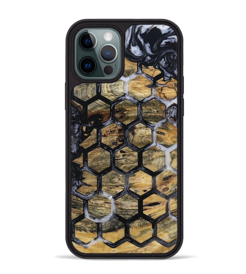 iPhone 12 Pro Max Wood Phone Case - Syble (Pattern, 801669)