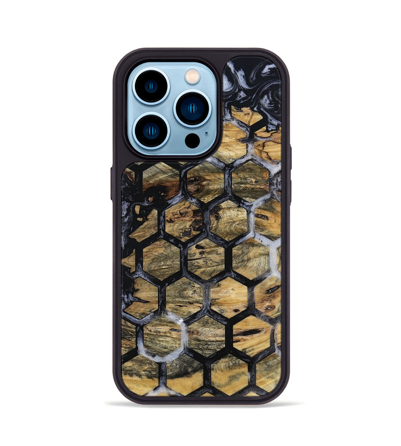iPhone 14 Pro Wood Phone Case - Syble (Pattern, 801669)