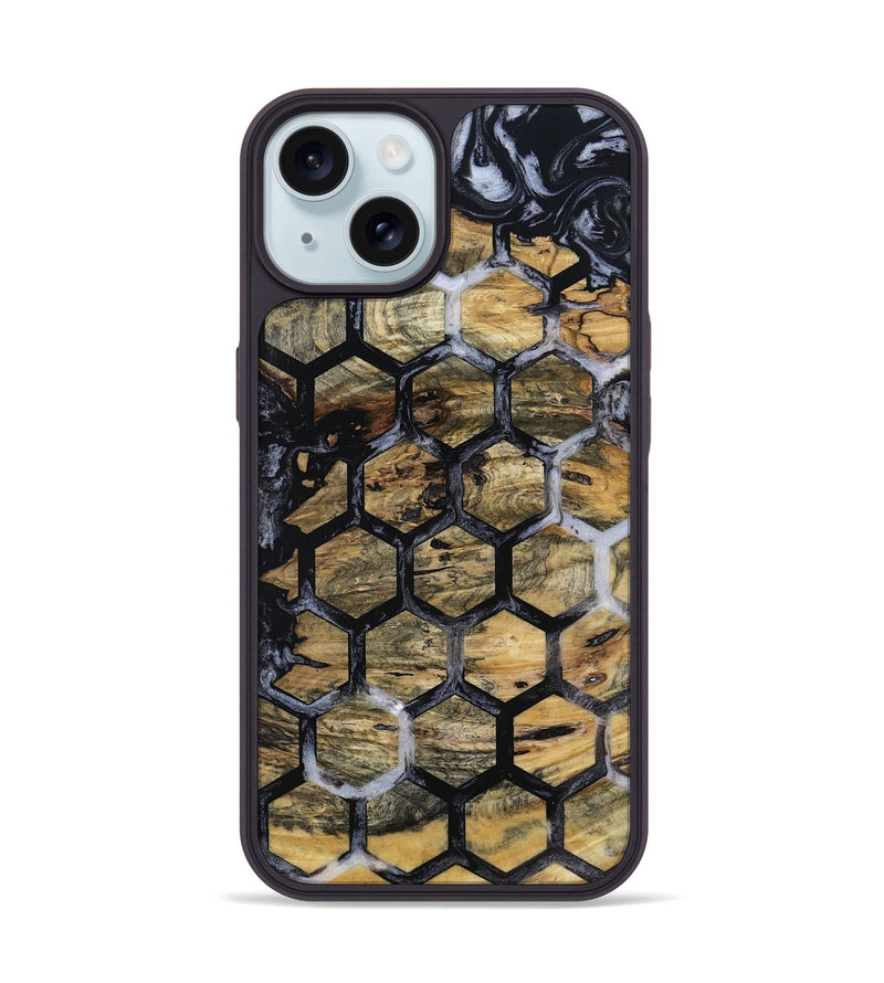 iPhone 15 Wood Phone Case - Syble (Pattern, 801669)