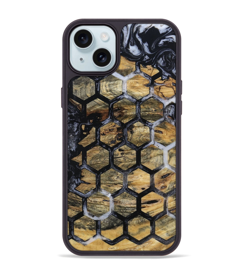 iPhone 15 Plus Wood Phone Case - Syble (Pattern, 801669)