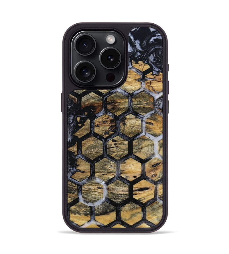 iPhone 15 Pro Wood Phone Case - Syble (Pattern, 801669)