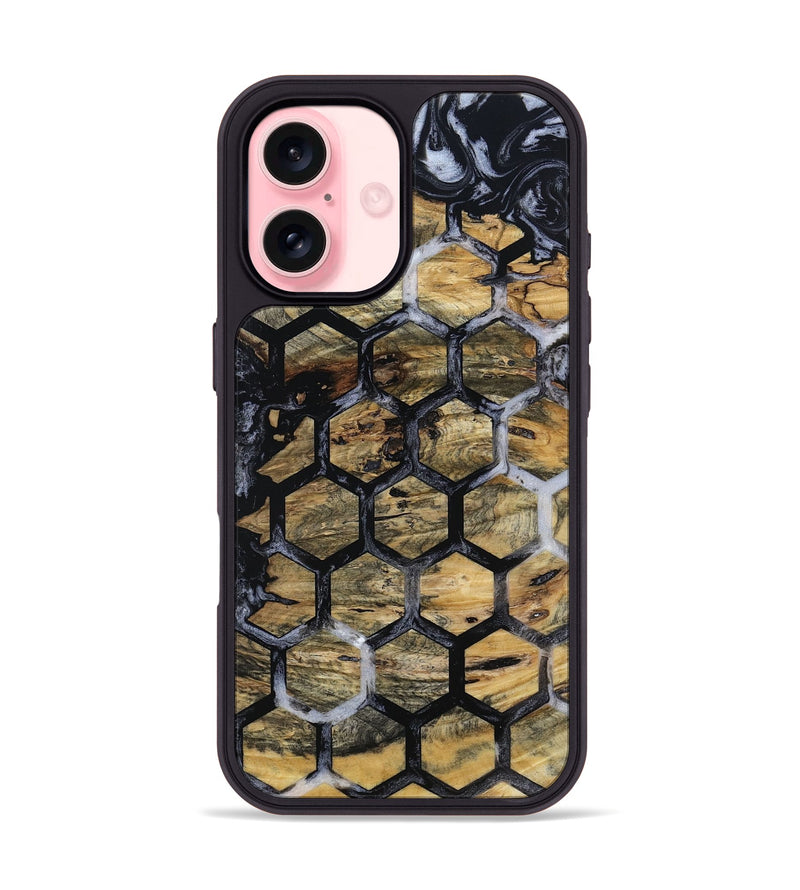 iPhone 16 Wood Phone Case - Syble (Pattern, 801669)