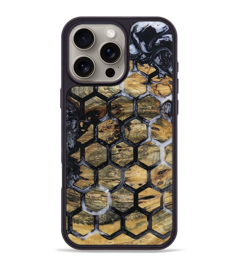 iPhone 16 Pro Max Wood Phone Case - Syble (Pattern, 801669)