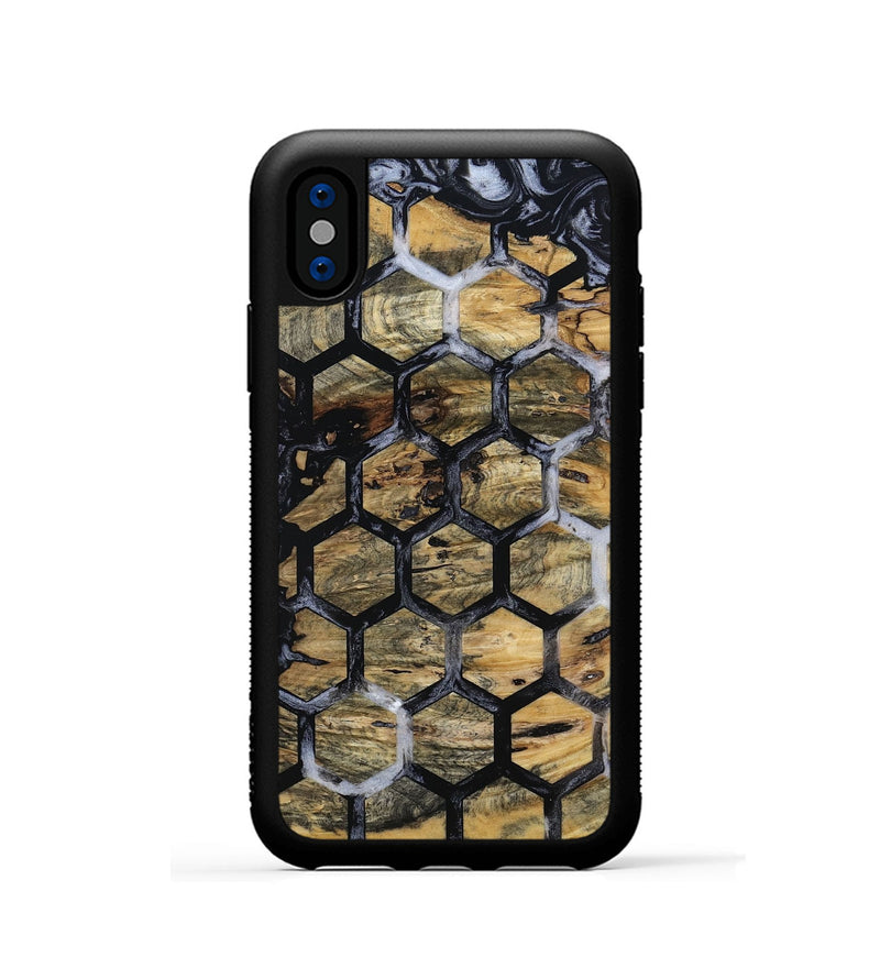 iPhone Xs Wood Phone Case - Syble (Pattern, 801669)
