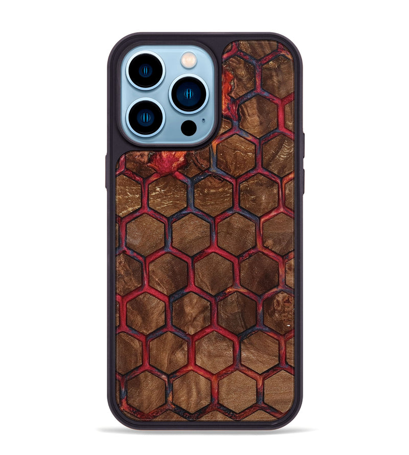 iPhone 14 Pro Max Wood Phone Case - Logan (Pattern, 801670)