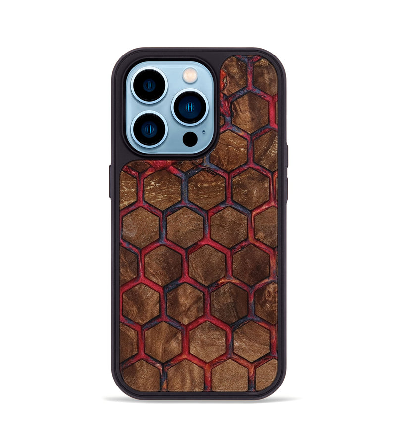 iPhone 14 Pro Wood Phone Case - Logan (Pattern, 801670)