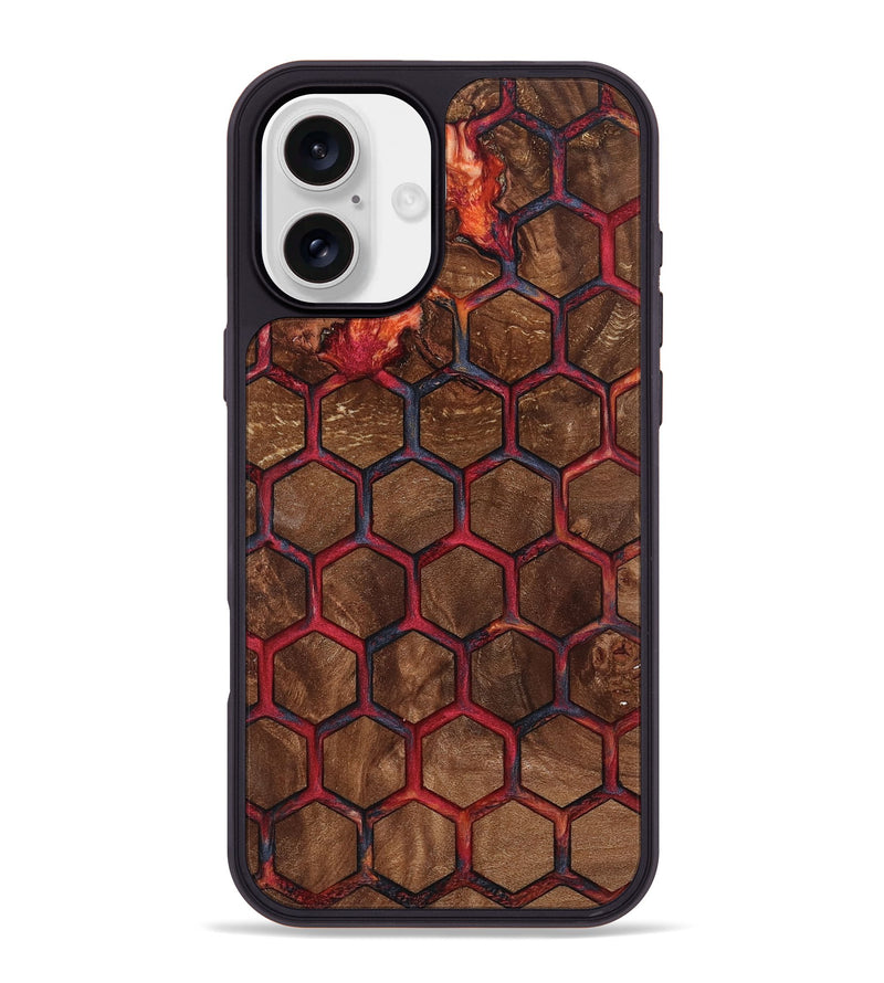iPhone 16 Plus Wood Phone Case - Logan (Pattern, 801670)