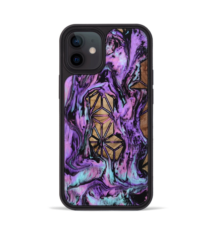 iPhone 12 Wood Phone Case - Catina (Pattern, 801671)