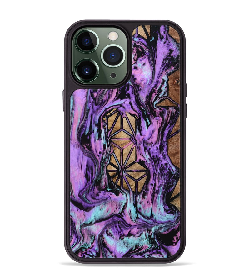 iPhone 13 Pro Max Wood Phone Case - Catina (Pattern, 801671)