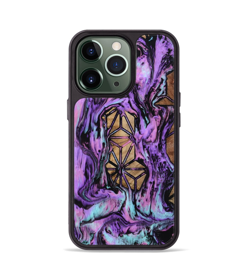 iPhone 13 Pro Wood Phone Case - Catina (Pattern, 801671)