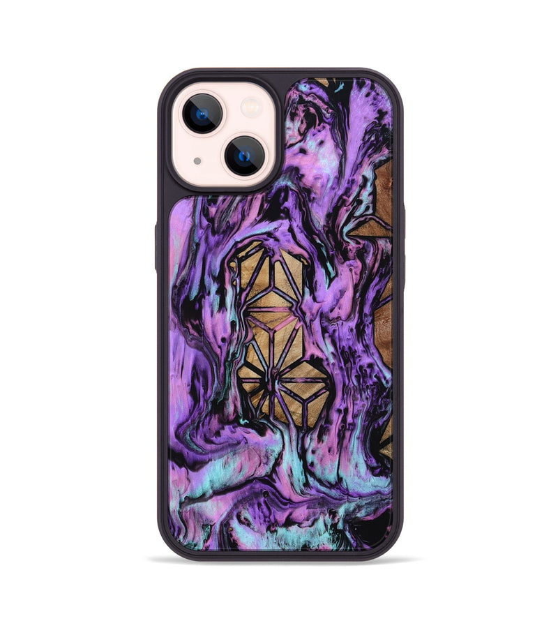iPhone 14 Wood Phone Case - Catina (Pattern, 801671)