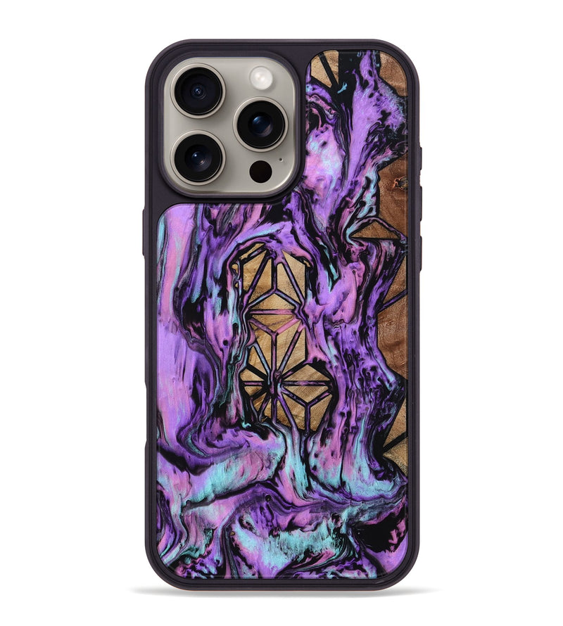 iPhone 16 Pro Max Wood Phone Case - Catina (Pattern, 801671)