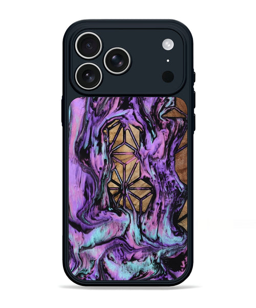 iPhone 17 Pro Max Wood Phone Case - Catina (Pattern, 801671)