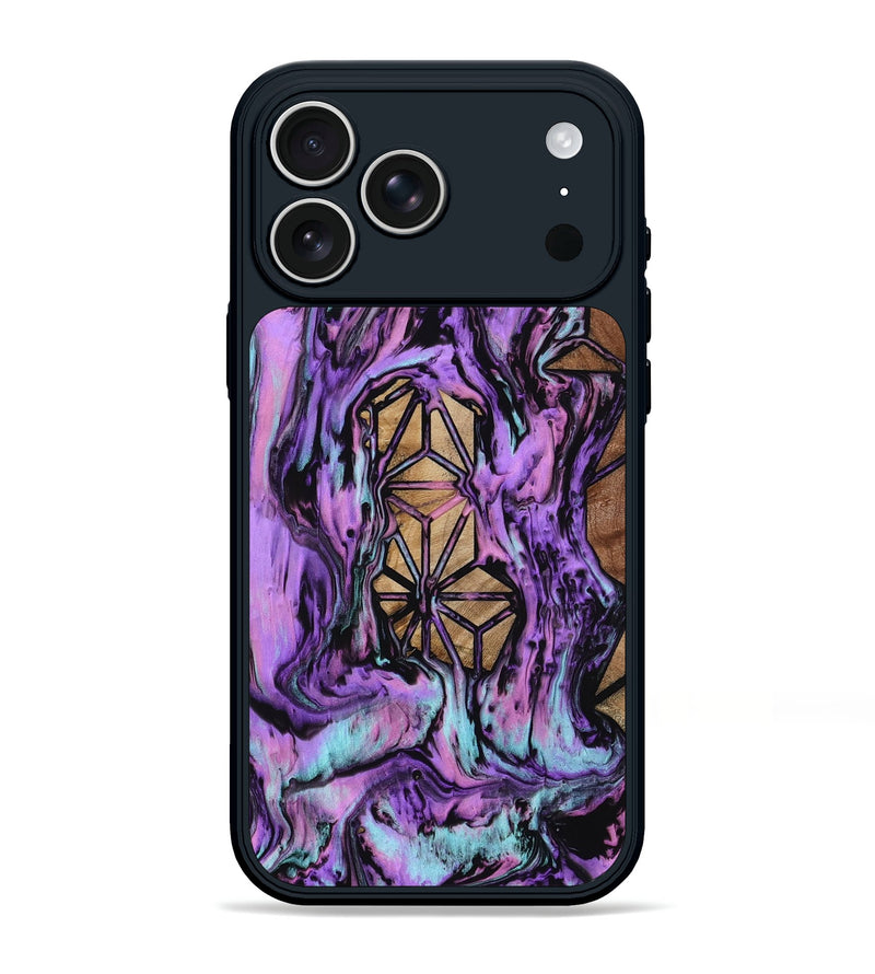 iPhone 17 Pro Max Wood Phone Case - Catina (Pattern, 801671)