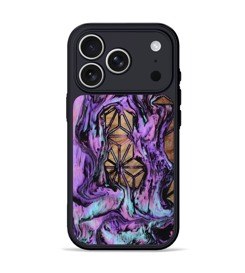 iPhone 17 Pro Wood Phone Case - Catina (Pattern, 801671)