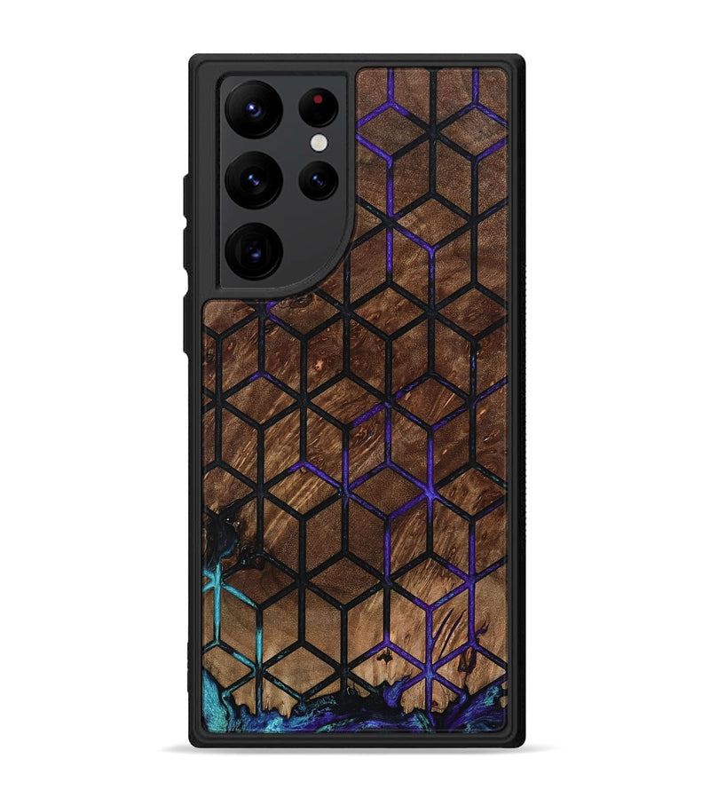 Galaxy S22 Ultra Wood Phone Case - Cher (Pattern, 801672)
