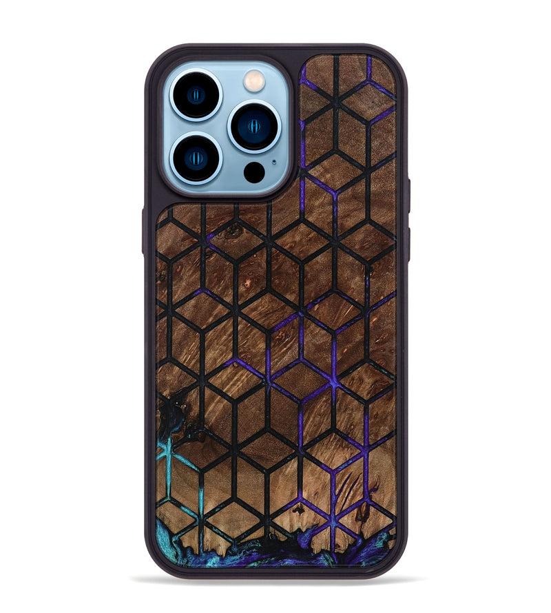 iPhone 14 Pro Max Wood Phone Case - Cher (Pattern, 801672)