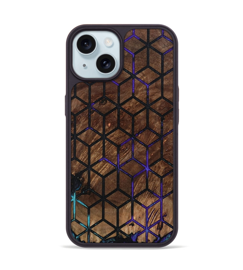 iPhone 15 Wood Phone Case - Cher (Pattern, 801672)