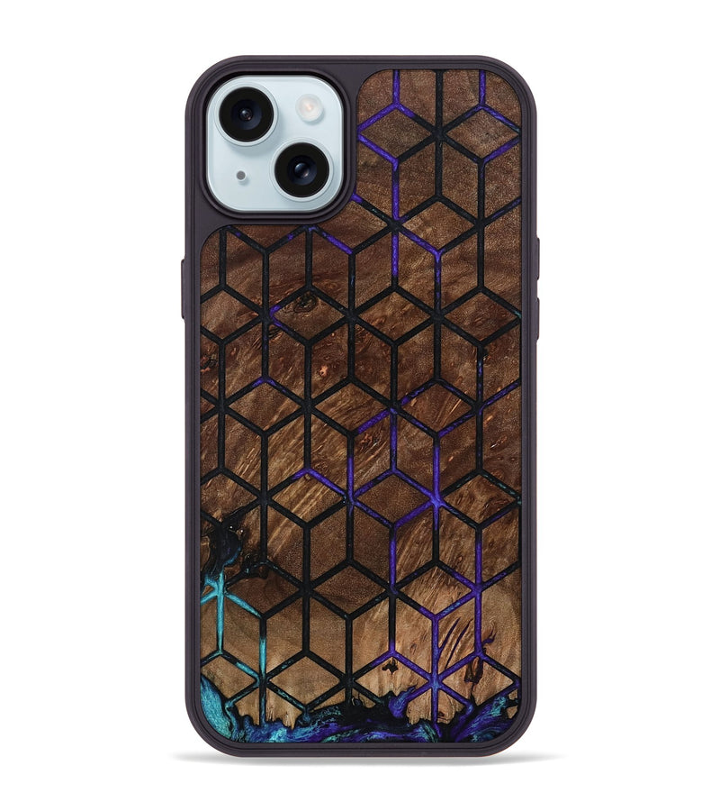 iPhone 15 Plus Wood Phone Case - Cher (Pattern, 801672)