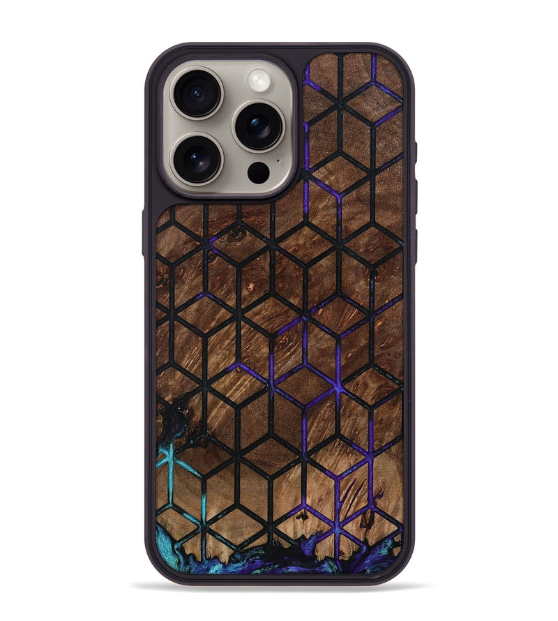 iPhone 15 Pro Max Wood Phone Case - Cher (Pattern, 801672)