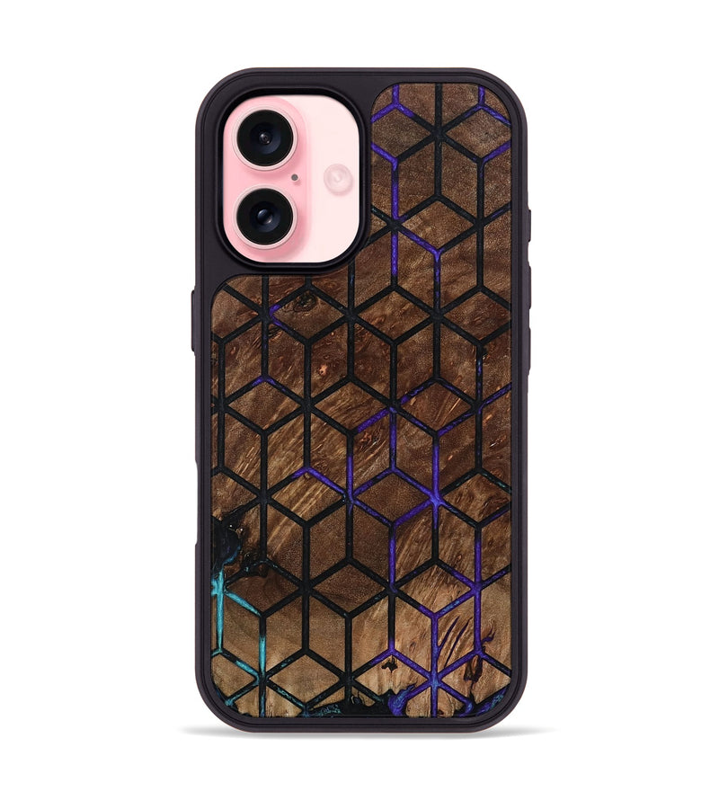 iPhone 16 Wood Phone Case - Cher (Pattern, 801672)
