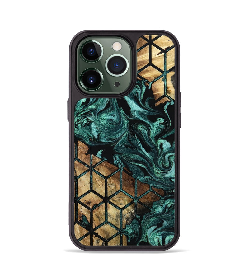 iPhone 13 Pro Wood Phone Case - Stewart (Pattern, 801673)