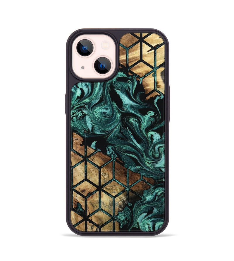 iPhone 14 Wood Phone Case - Stewart (Pattern, 801673)