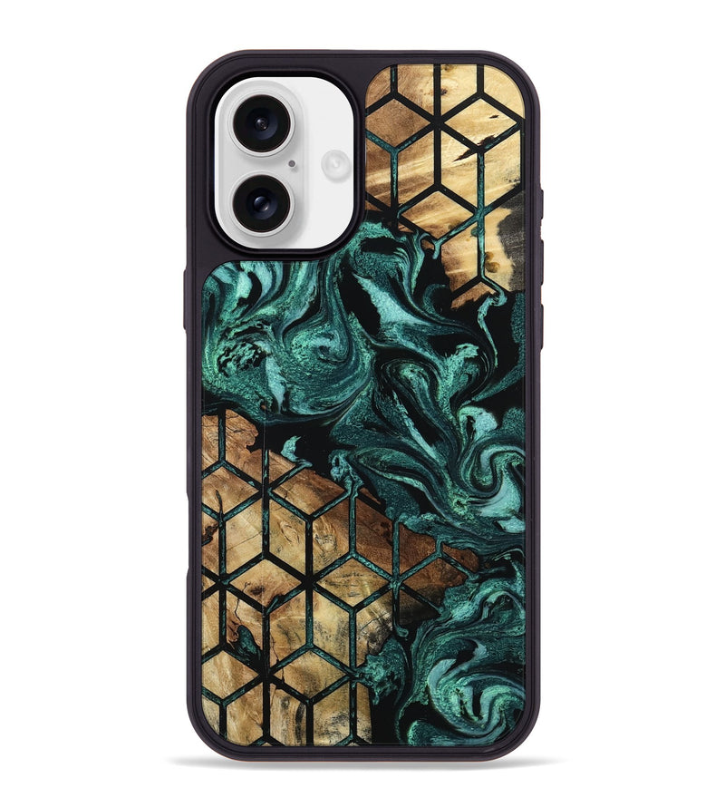 iPhone 16 Plus Wood Phone Case - Stewart (Pattern, 801673)