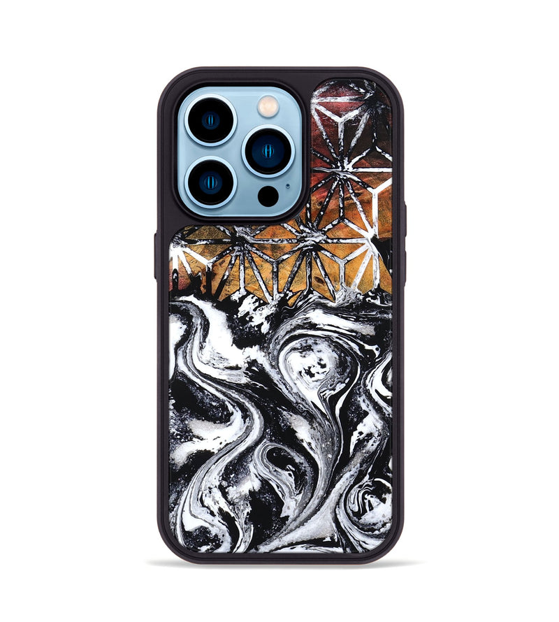 iPhone 14 Pro Wood Phone Case - Kayley (Pattern, 801674)