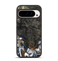 Pixel 9 Wood Phone Case - Tracee (Teal & Gold, 801675)