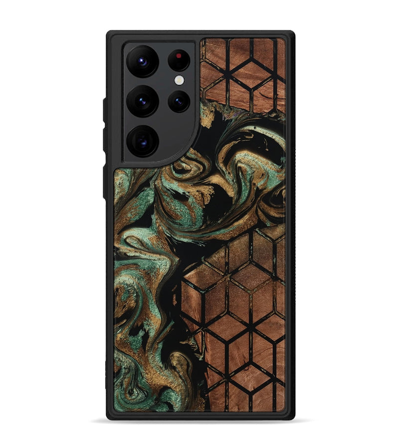 Galaxy S22 Ultra Wood Phone Case - Arlet (Pattern, 801676)